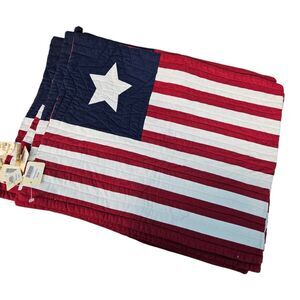 Heritage Gifts Set of 8 Americana Flag Placemats NEW TAGS